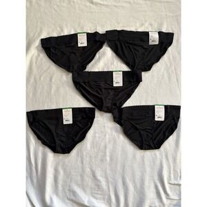 NEW Warners No Pinching No Problems Lace Bikini 5 Pair WR5509 Women's Large 7